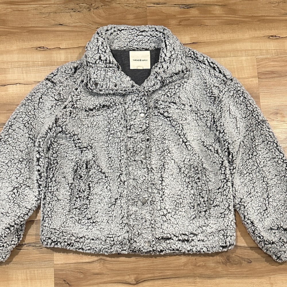 Like New Thread & Supply Teddy Sherpa Jacket